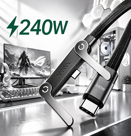 Arkis™ ChargeMate Pro 240W | Foldable Adjustable Phone Stand with Fast Charging Support