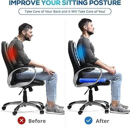 Arkis™ Orthopedic Gel Seat Cushion – Pressure Relief for Office Chair, Car Seat & Wheelchair